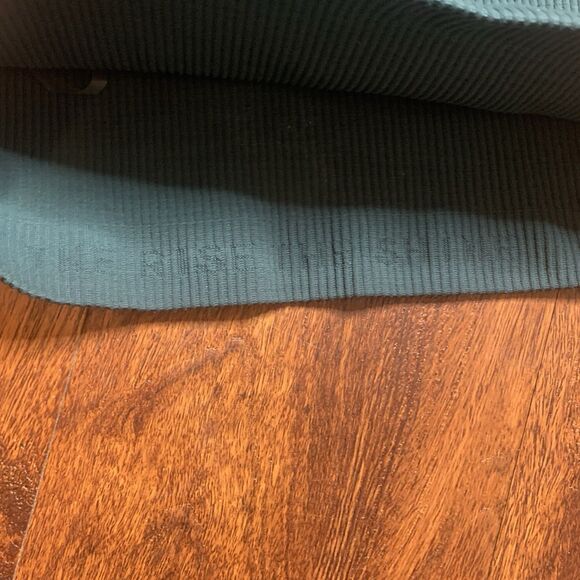 Vuori Simplicity Halter Top Beryl Ribbed Blue/Green Sleeveless Shirt Sz XS - Picture 7 of 7